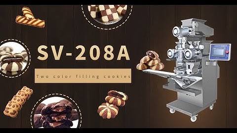 SV-208A two color filling cookies machine