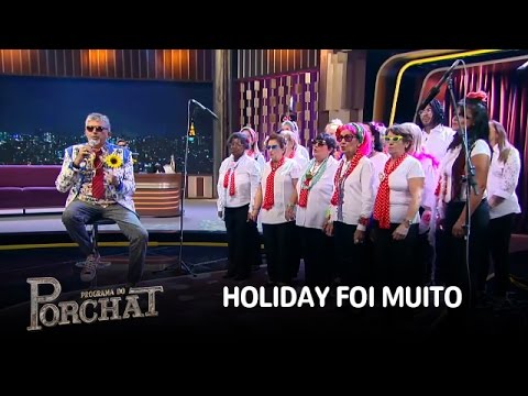 Falcão canta "Holiday Foi Muito" em nova versão
