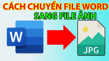 Cách Chuyển Word Sang Ảnh | Cách Chuyển File Word Sang File Ảnh