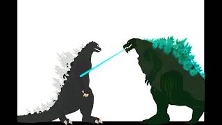 Godzilla in hell Vs. Godzilla earth