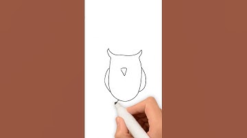 How to Draw an Owl #shorts