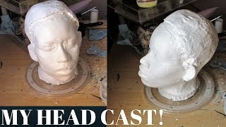 Lifecasting: How to make a lifecast of your head _ part 2