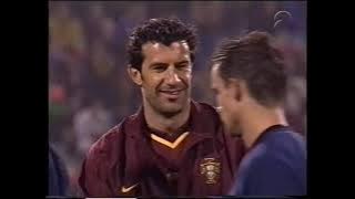 Portugal - Netherlands (2001) World Cup Qualifiers (Figo, Rui Costa, Overmars, Stam, Davids, Makaay)