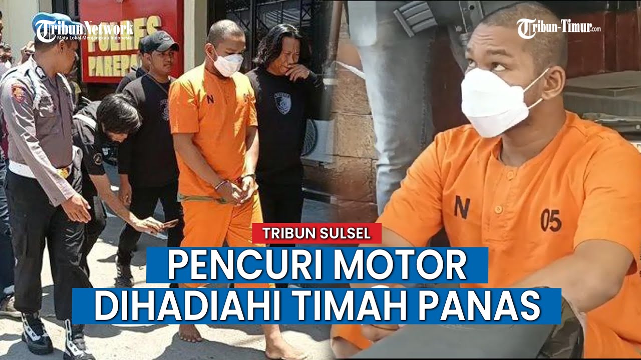 Melawan Pada Saat Ditangkap, Pencuri Motor di Parepare Dihadiahi Timah Panas di Betis Kirinya