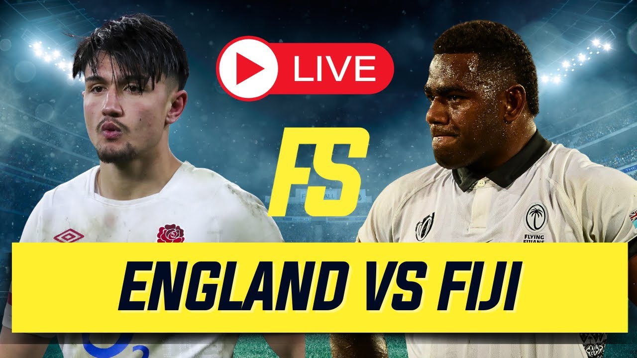 ENGLAND VS FIJI LIVE! | Fiji vs England Commentary & Watchalong - YouTube