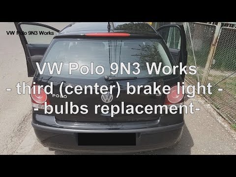 VW Polo 9N3 Works   third brake light