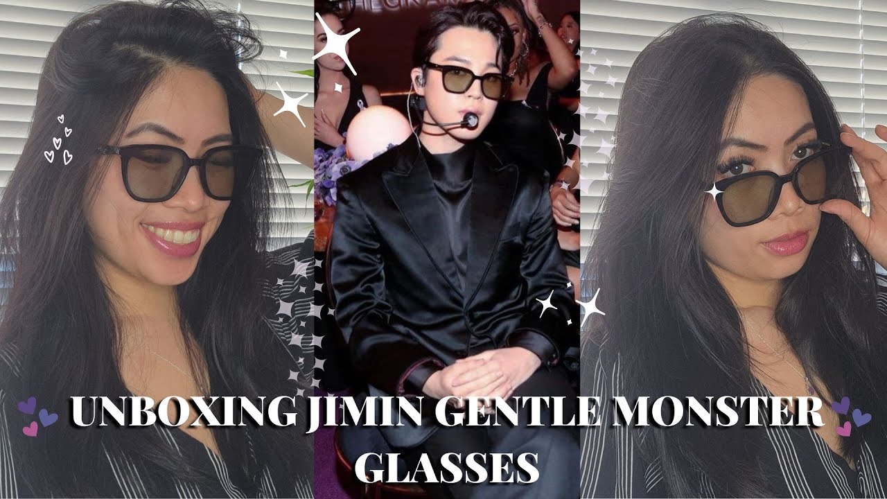UNBOXING: Gentle Monster Jimin Glasses Lilit 01(K) x Try On & Review 😎✨💜