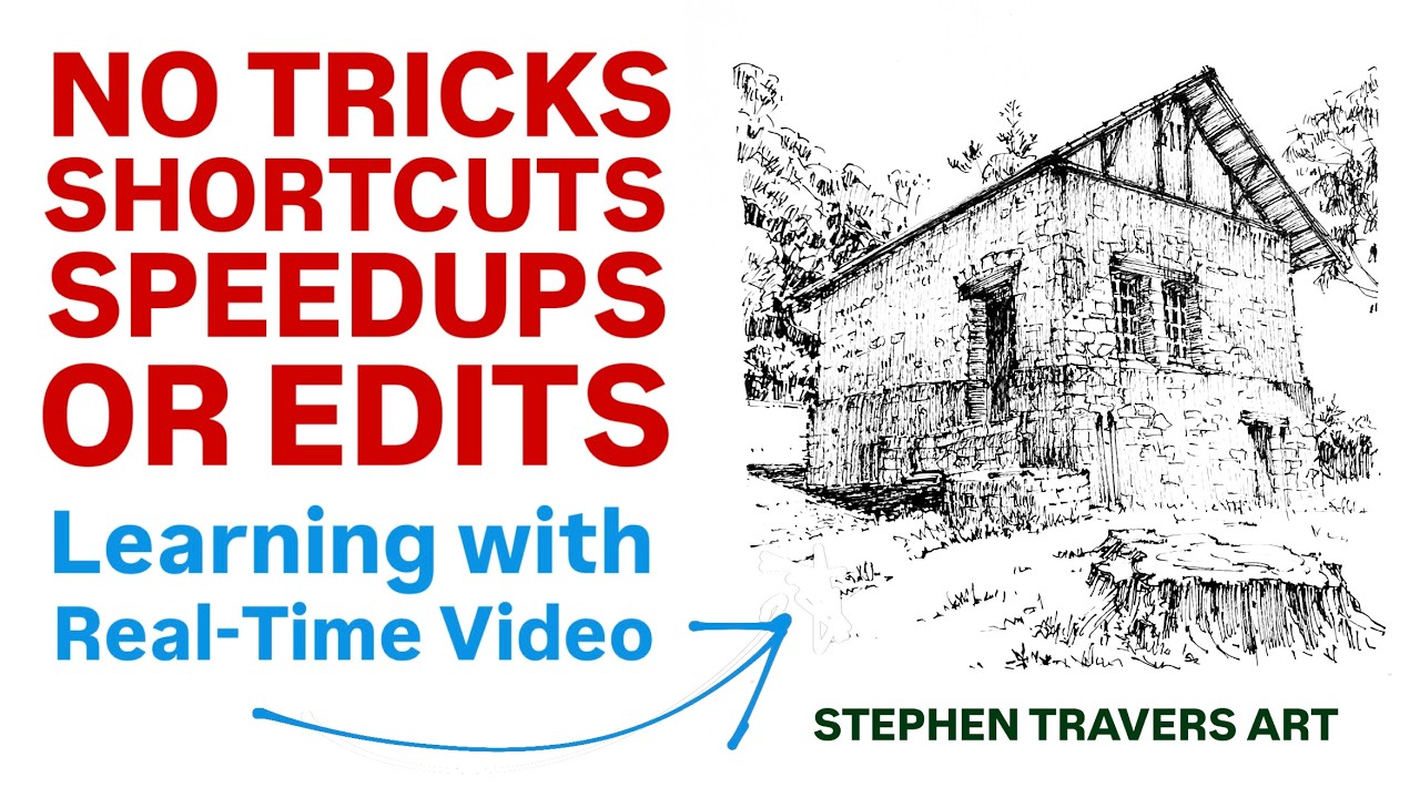 There are NO Drawing Tricks, Short Cuts or Fast Tracks in Learning