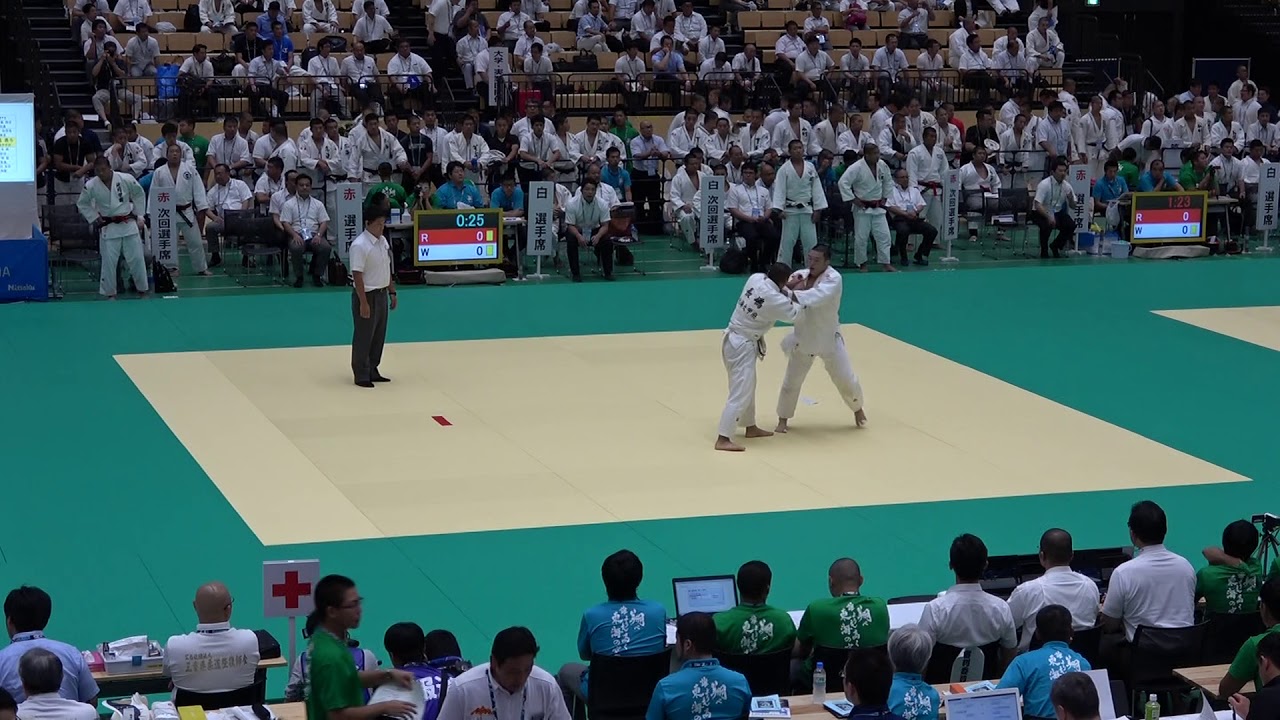 2018IH 柔道 男子90kg級 一回戦 本原 東海大仰星（大阪府） 対 長嶋