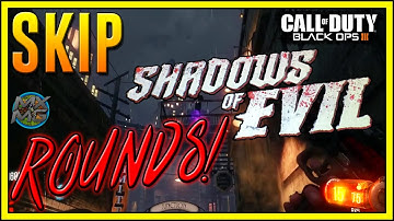 ROUND 15 in 30 Seconds "GLITCH" - 16000 Points Round Skip Easter Egg! (BO3 Shadows of Evil)
