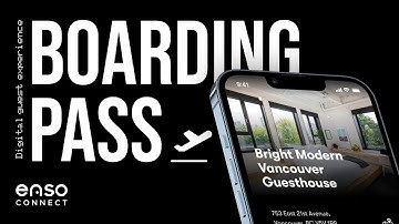 The Boarding Pass by Enso Connect - your branded guest super app