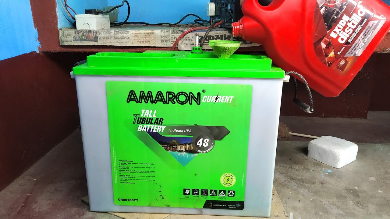 Amaron Battery Water filling Process Step by Step How to fill Water