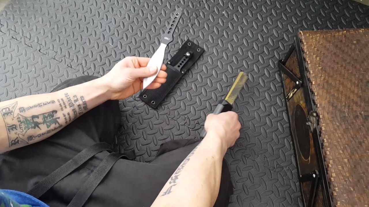 How To Sharpen Throwing Knives