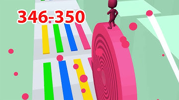 Layers Roll - Level  346-350  -  Gameplay Walkthrough - All Level (iOS, Android)