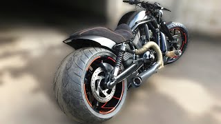 Harley-Davidson V-ROD  360 tire /переделка харлей-девидсон под 360 колесо