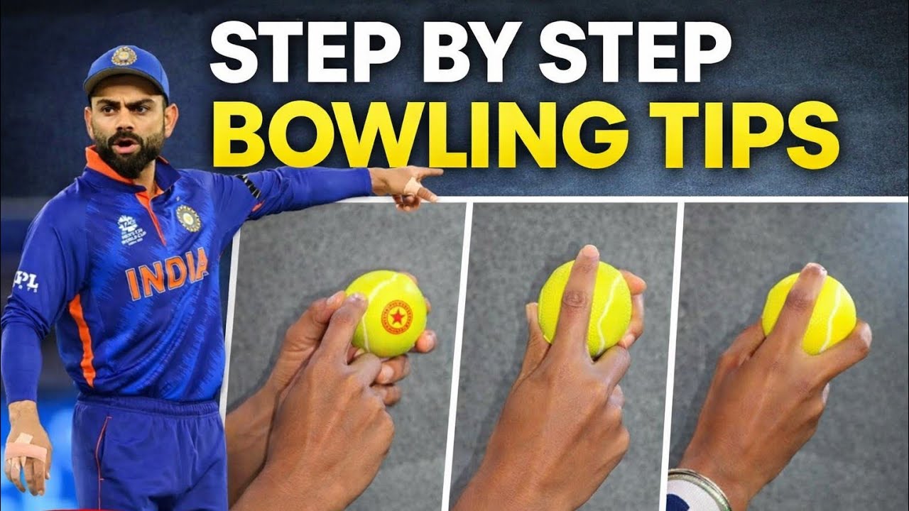 Step by Step#Bowling Tips for Beginners 🏏 | Perfect Line & Length ...