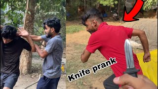 Fake knife 🔪 prank 🔥 | Ginni pandey pranks