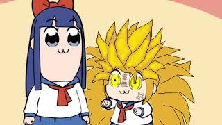 Poputepipikku Popuko goes super saiyan 3 Original Clip