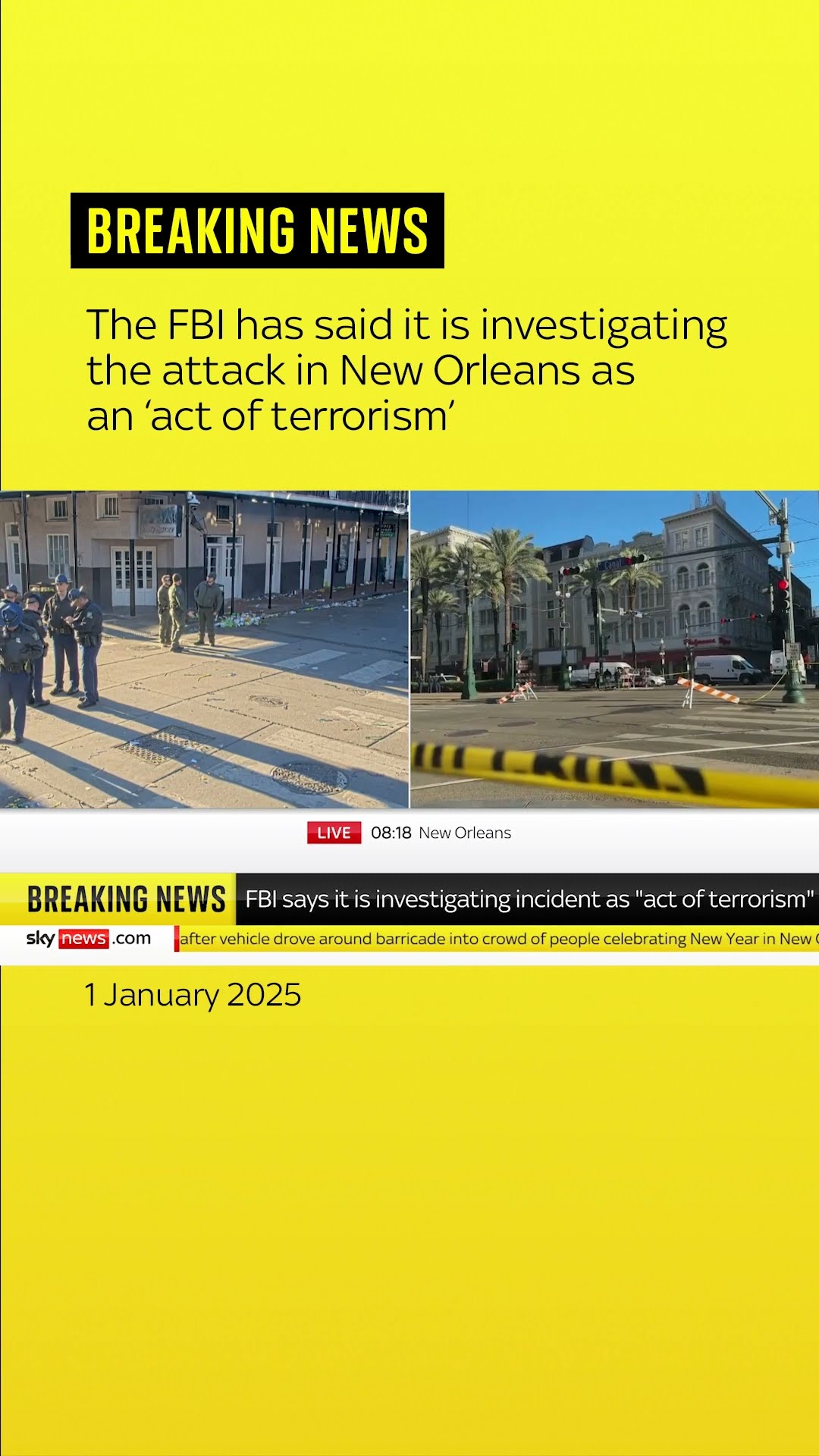 FBI investigating attack as 'act of terrorism'