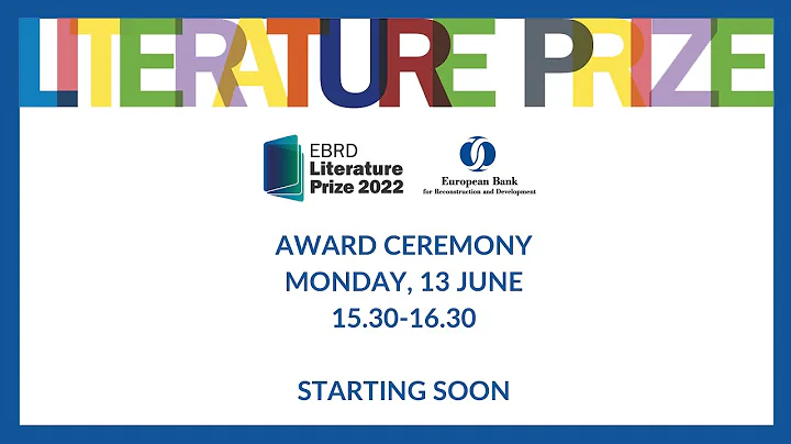 EBRD Literature Prize 2022: Awards Ceremony