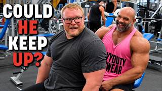 We Put The World's Strongest Firefighter Through a Bodybuilding Session