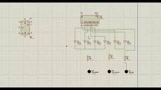 Simulation of traffic light using 555 timer circuit in proteus screenshot 4