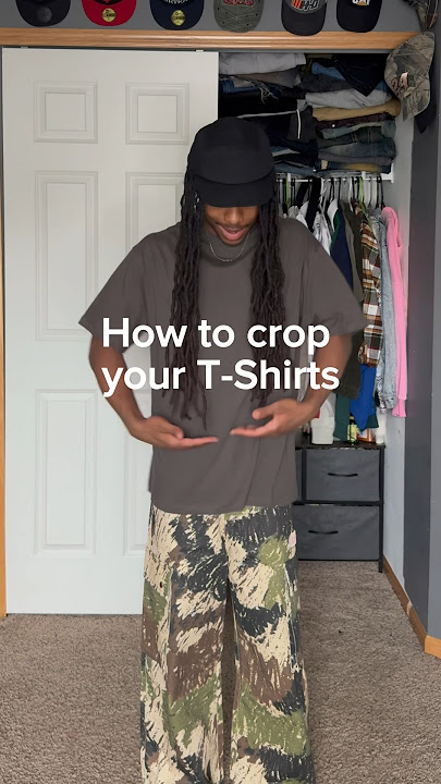 How to CROP your T-Shirts #fashion #sewingtips