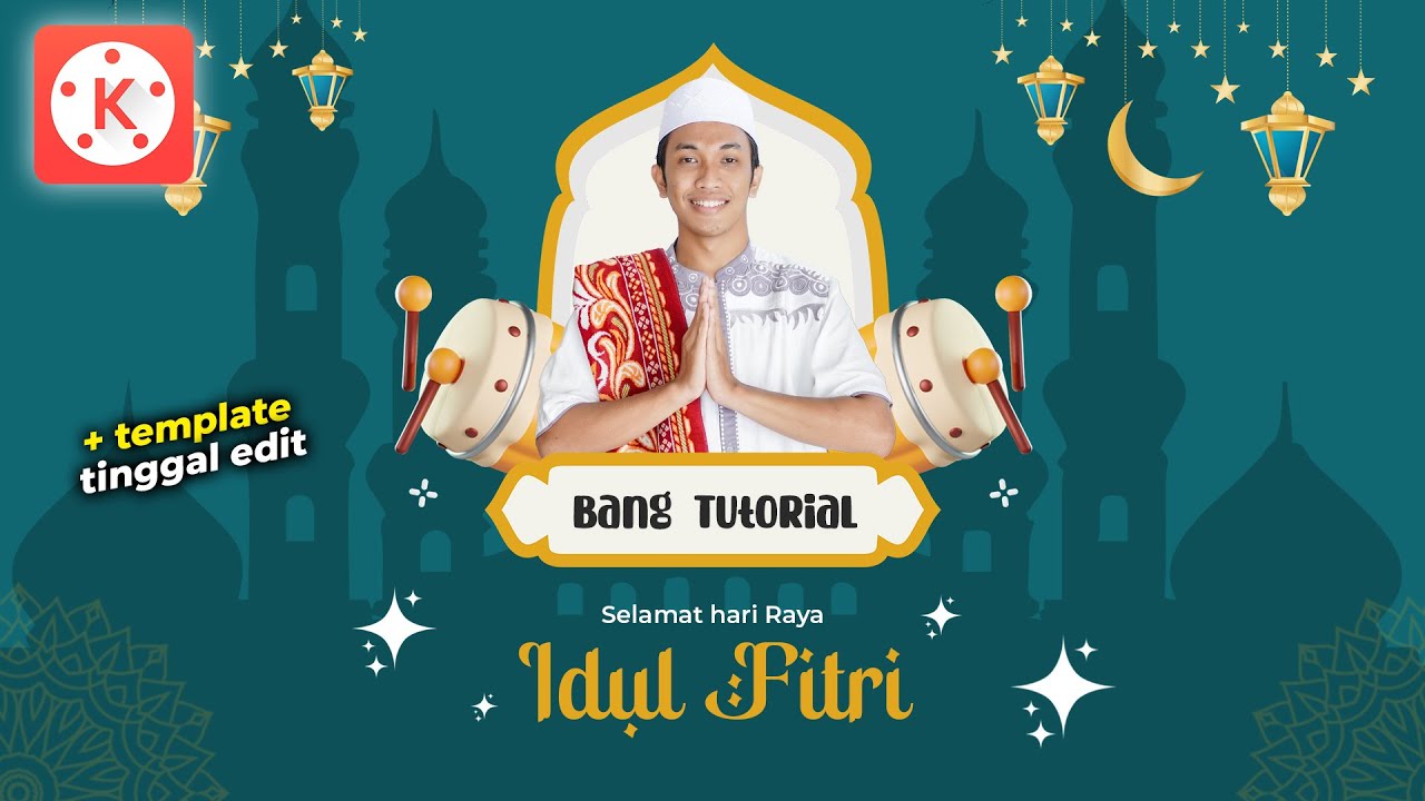 Cara Membuat Video Ucapan Selamat Idul Fitri di Hp Android | KINEMASTER TUTORIAL #71