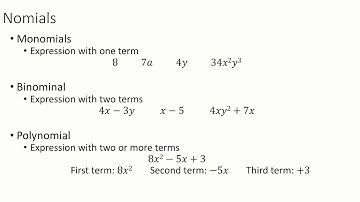Introduction to Polynomials