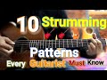 10 Strumming Patterns Every Guitarist Must Know - Beginner to Advanced - Guitar lesson Hindi easy