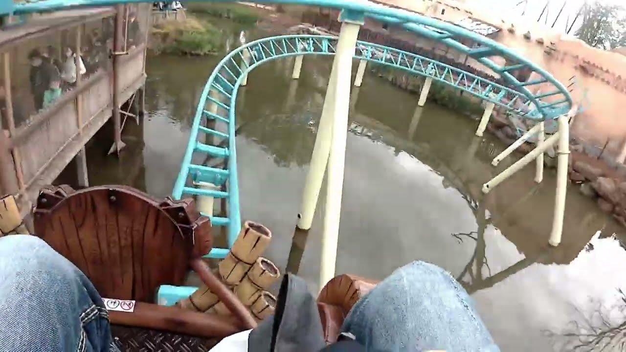 Tiki Waka, Walibi Belgium, 1st row, POV