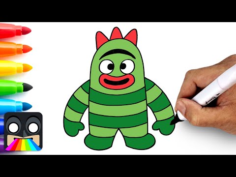 How To Draw Brobee | Yo Gabba Gabbaland