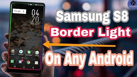 Borderlight Color Changeing Effects in Any Android | Turn On Border Light