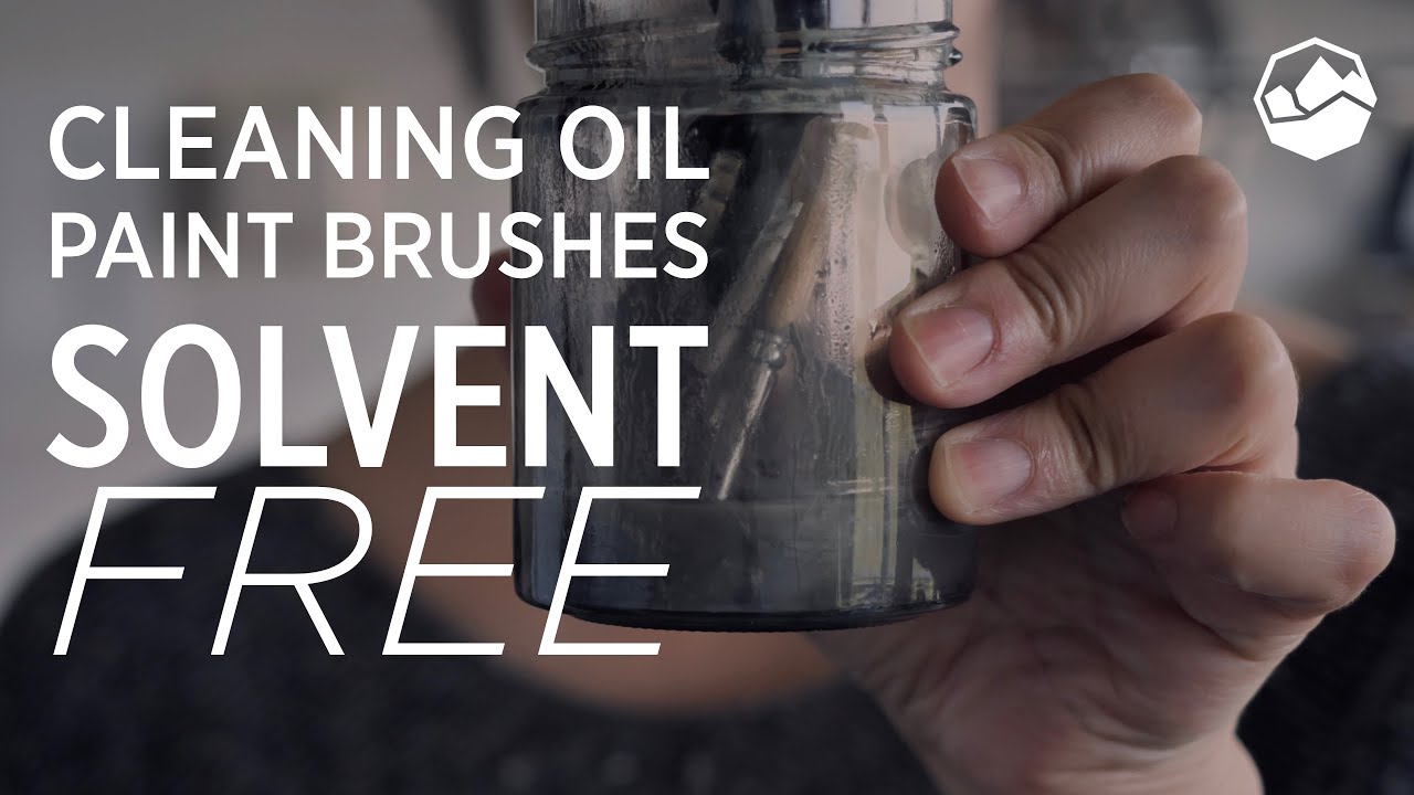 HOW I CLEAN OIL PAINT BRUSHES 