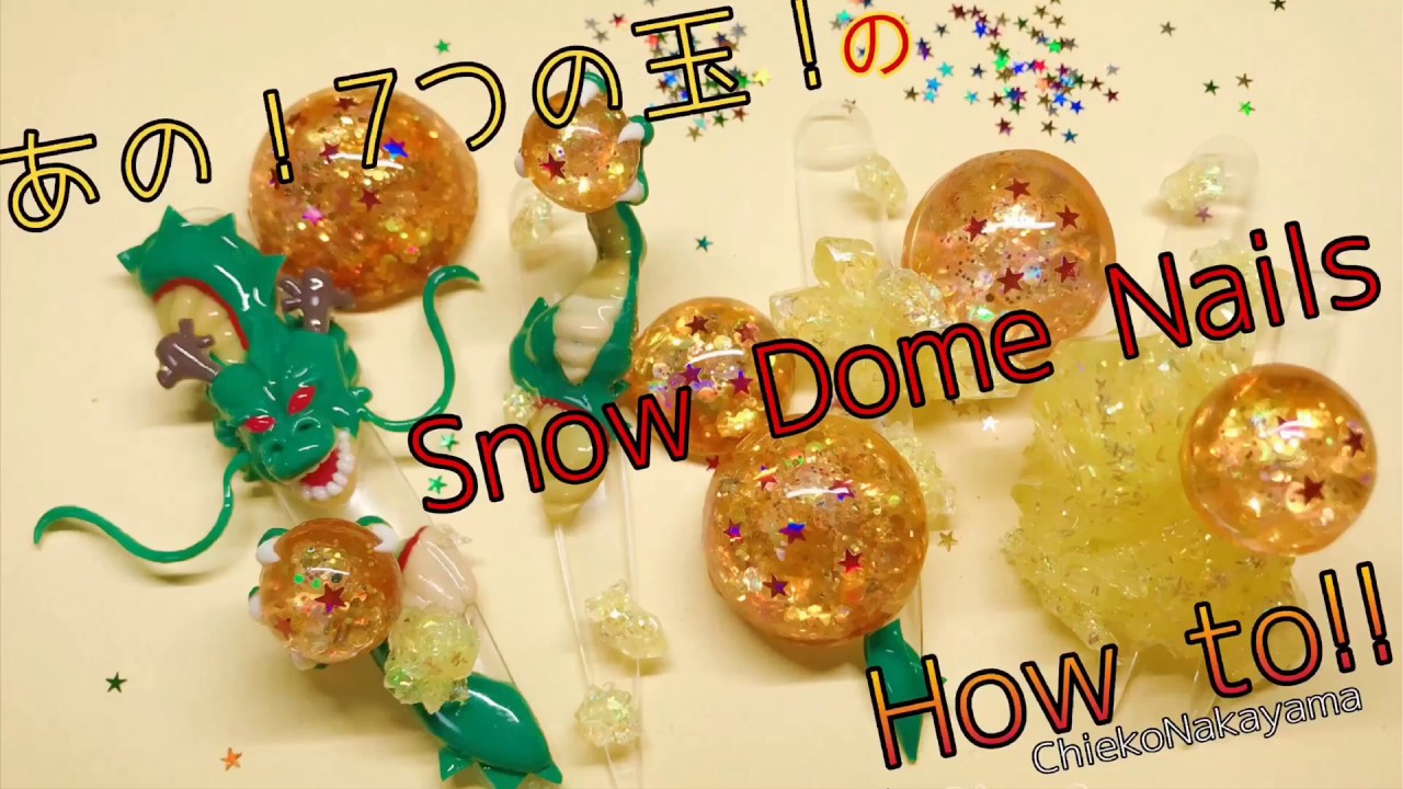 【スノードームネイル】How to nails【snow dome】