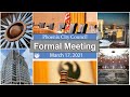 City of Phoenix Council Formal Meeting March 17, 2021