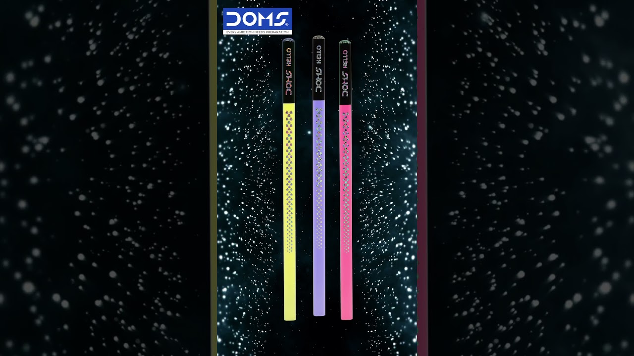 Bright ideas shine with DOMS Hello Pencils—vibrant colours and fun writing 