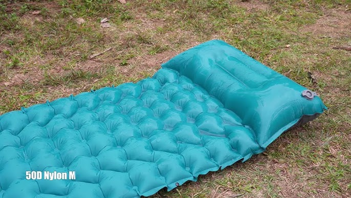 Esterilla Camping Colchon Hinchable Portatíl - Colchoneta de Aire para  camping inflable ultraligera con almohada para Dormir Esterilla  Autohinchable