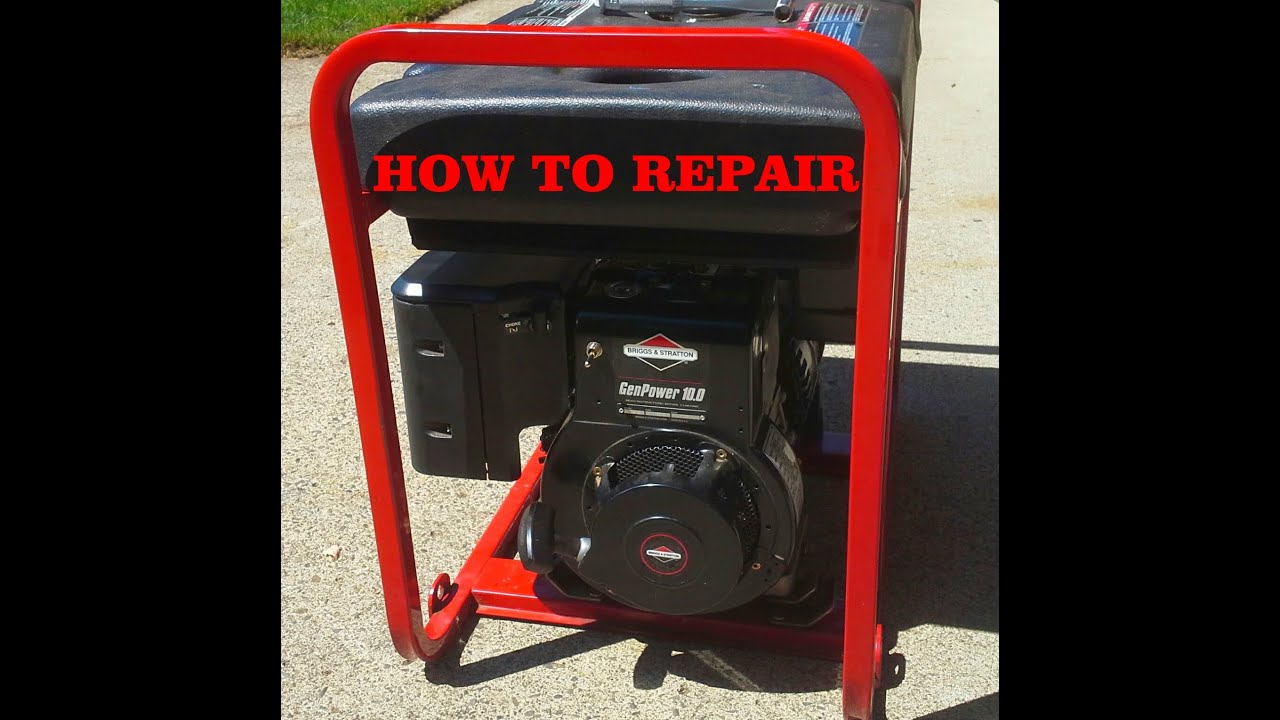 HOW TO TROUBLESHOOT a GENERATOR that WON'T START or RUN - BRIGGS and