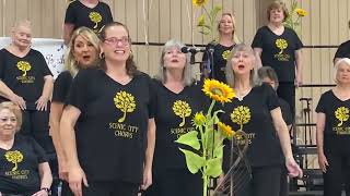 House Blend Quartet singing Java Jive on Scenic City Chorus Annual Show 2025