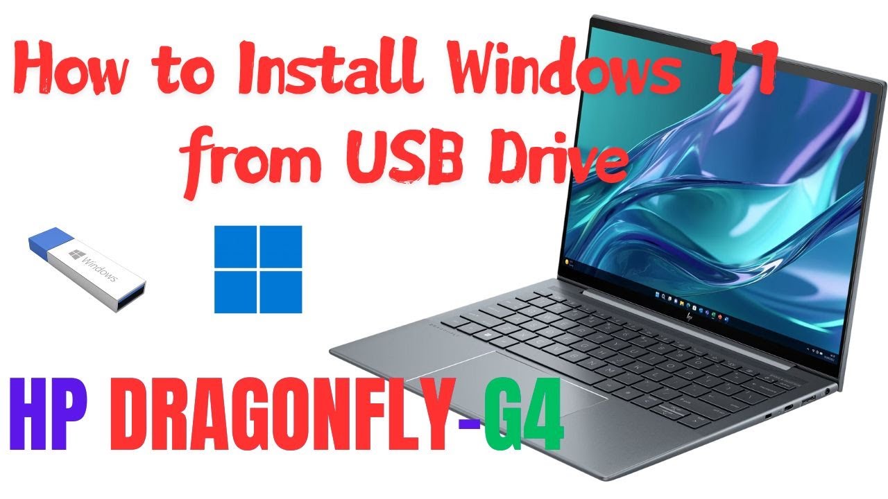 How to Install Windows 11 on HP Dragonfly G4 | 4K - YouTube