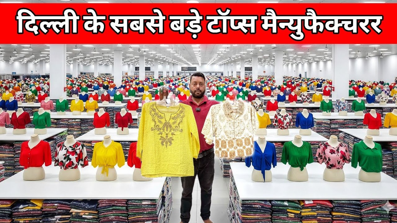 Ladies tops manufacturer in delhi | Ladies top wholesale market in delhi gandhinagar