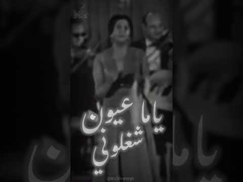 ياما عيون شغلوني كلثوميات ام كلثوم امكلثوم الزمن الجميل طرب