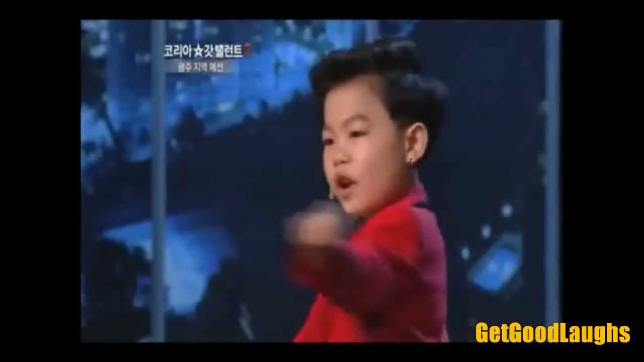Korea Got Talent 2 The Little Boy in Gangnam Style (Hwang MinWoo