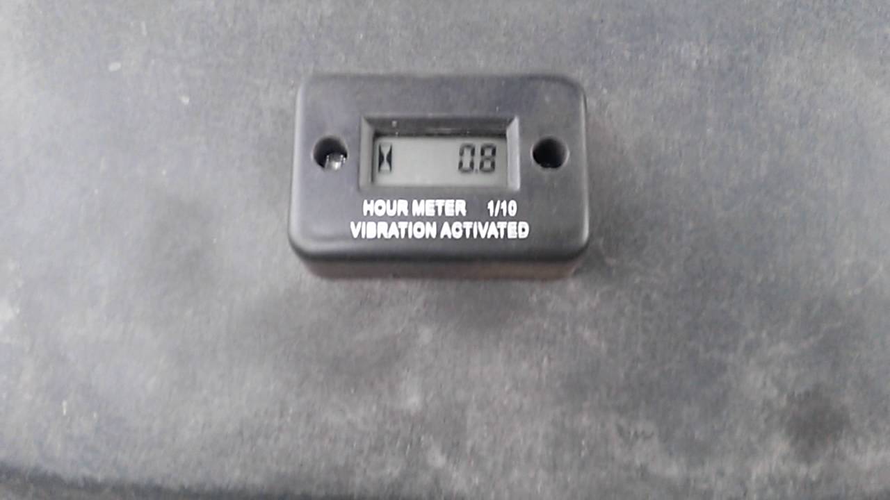 Китайский датчик подсчета моточасов при вибрации нихера не работает ...