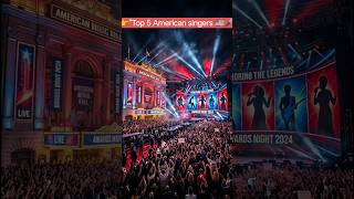 TOP 5 MOST LEGENDARY AMERICAN SINGERS 🎤🇺🇸#Top5 #AmericanSingers #MichaelJackson #Eminem #TaylorSwift