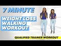 7 Minute Workout for Weight Loss | 7 Minute Walk at Home - How many Steps can you do in 7 Minutes