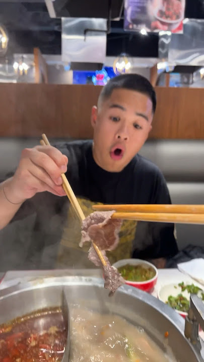 hot pot date night 🍲🥢 #shabushabu #hotpot #datenight