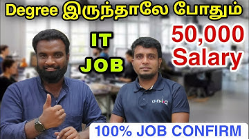50000 Salary | Degree இருந்தால் போதும் | 100% IT JOB Confirm | How to Get IT JOB as Freshers 2025