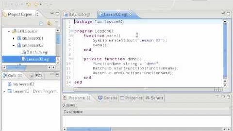 Essential EGL+Batch - Lesson 02 Library